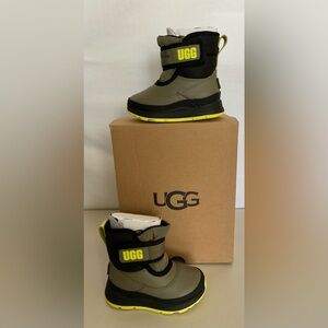 UGG Black and Green Rain & Snow Boots